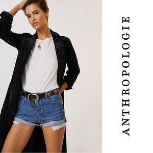 Anthropologie Pilcro Relaxed Denim Shorts